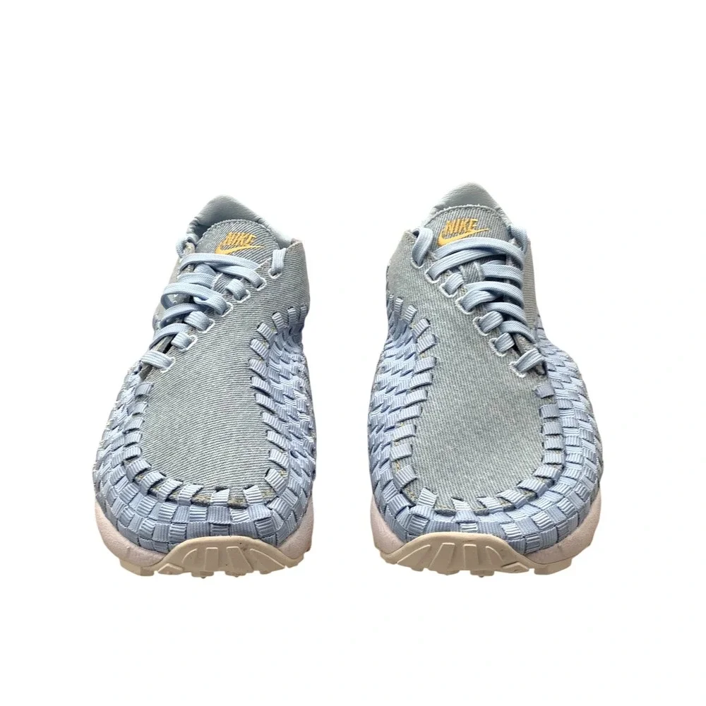 Nike Air Footscape Woven Denim Blue Gold FV6103-400 Womens 6.5 Sneakers